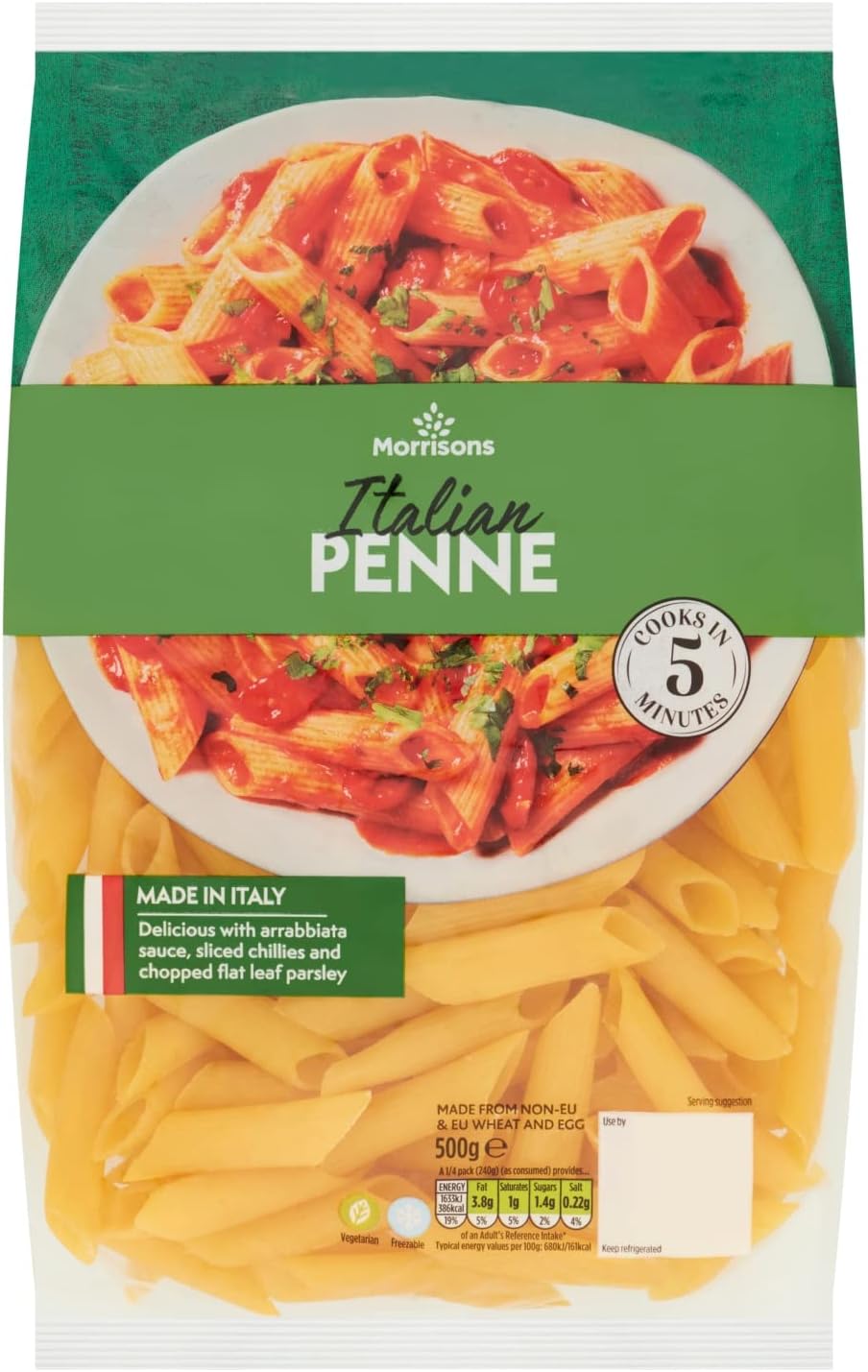 Morrisons Kitchen Penne 500g
