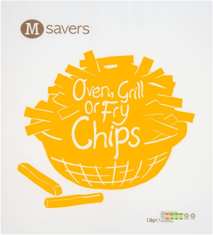Morrisons Savers 3 Way Chips 1.5kg