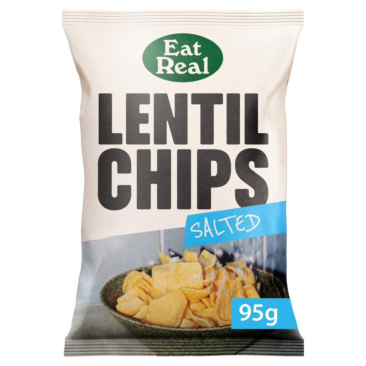 Eat Real Sea Salt Lentil Chips 95g