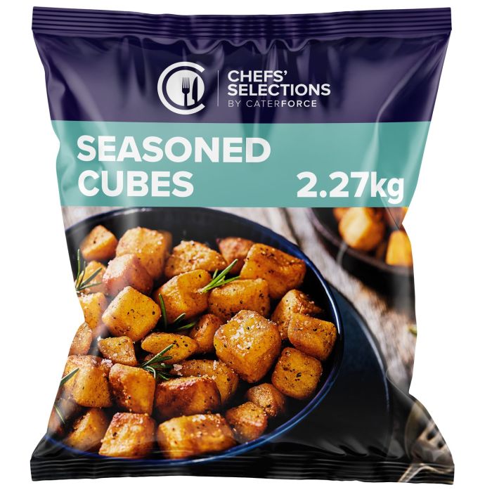 Chefs Selections Seasoned Cubes 2.27kg