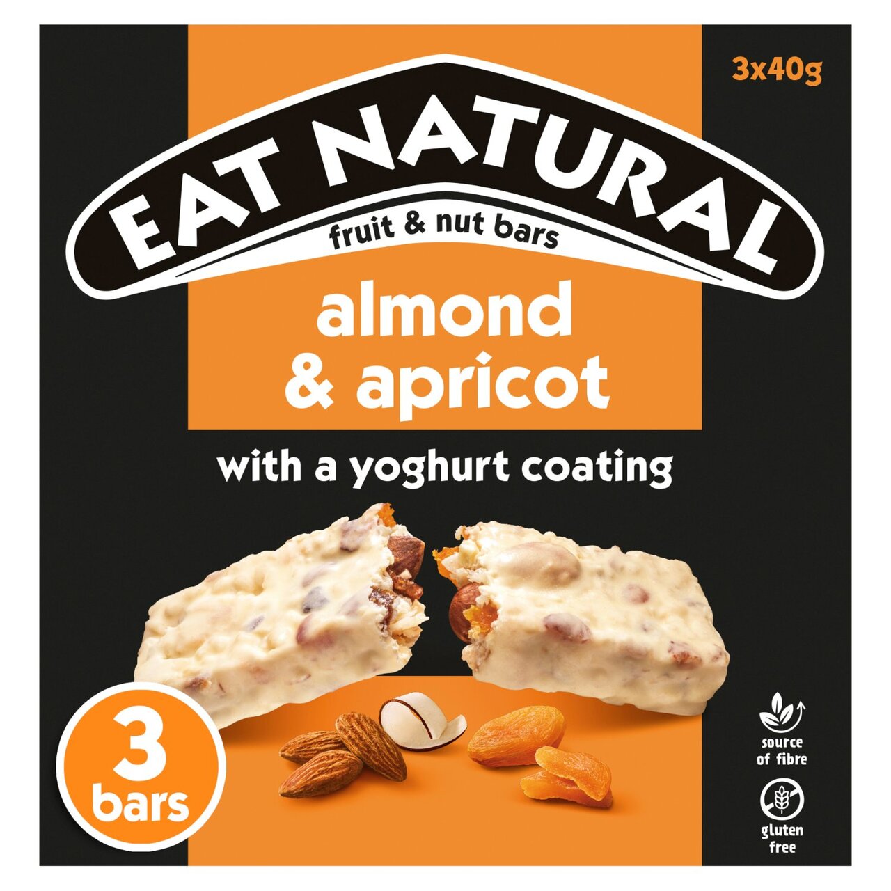 Eat Natural Almond Apricot & Yoghurt 3pk 120g