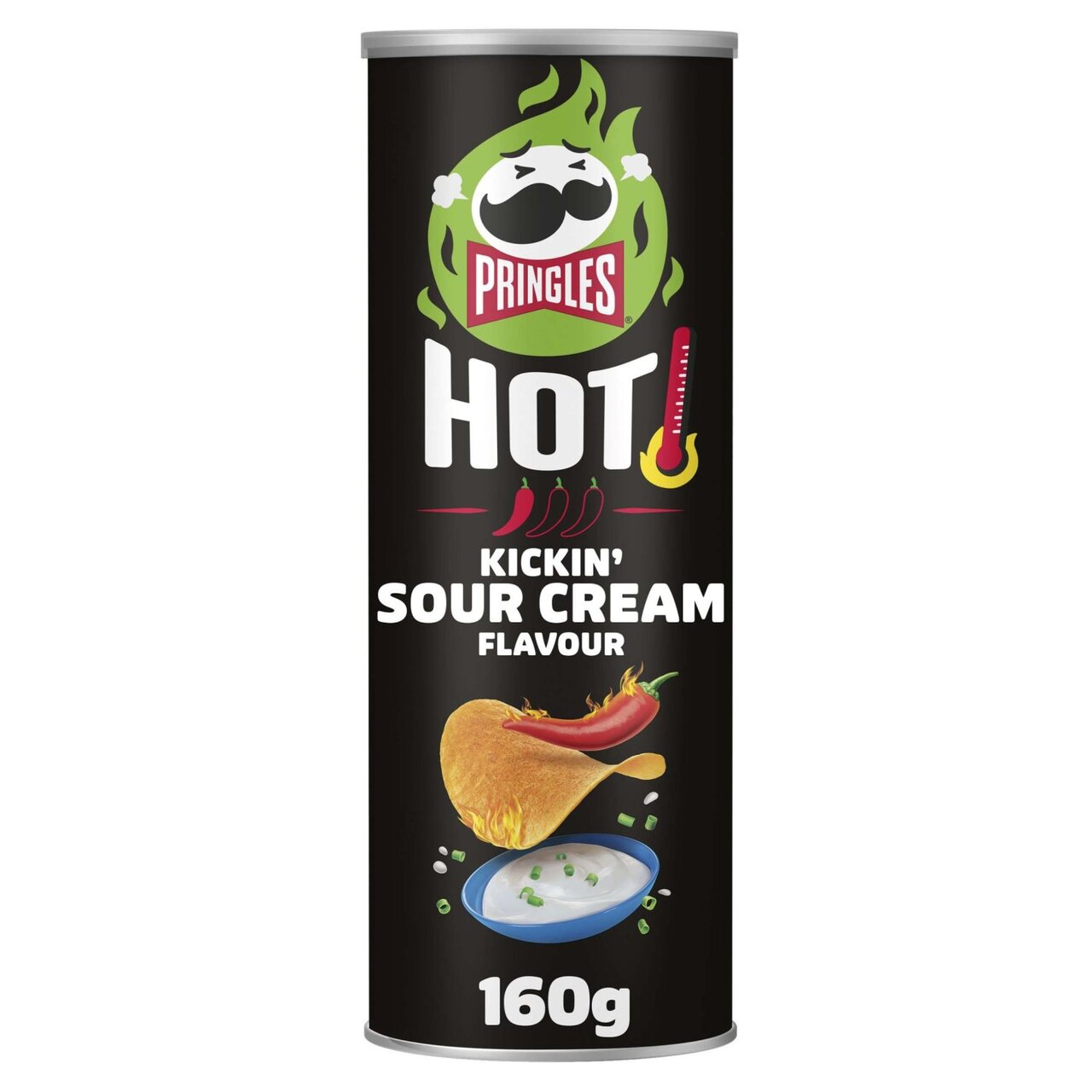 Pringles Hot Kickin Sour Cream 160g