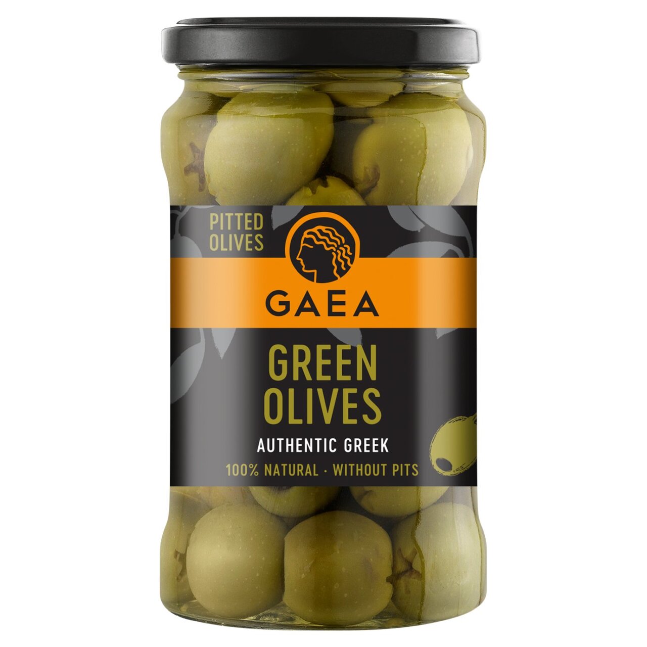 Gaea Pitted Green Olives 290g