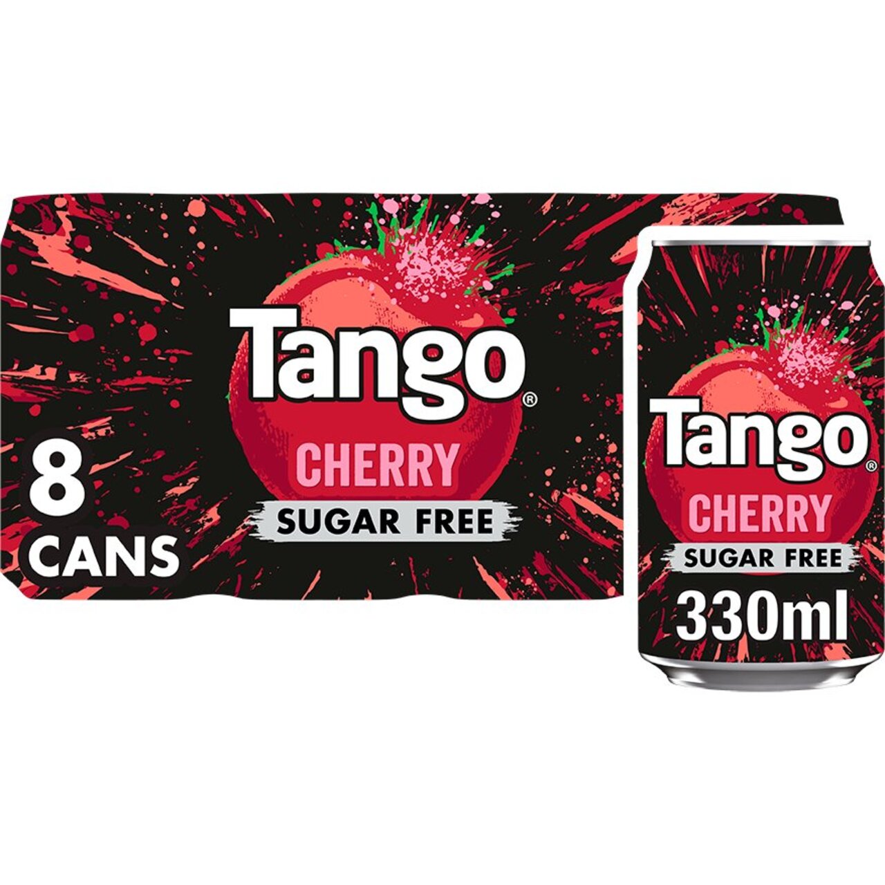 Tango Cherry Sugar Free 8x330ml