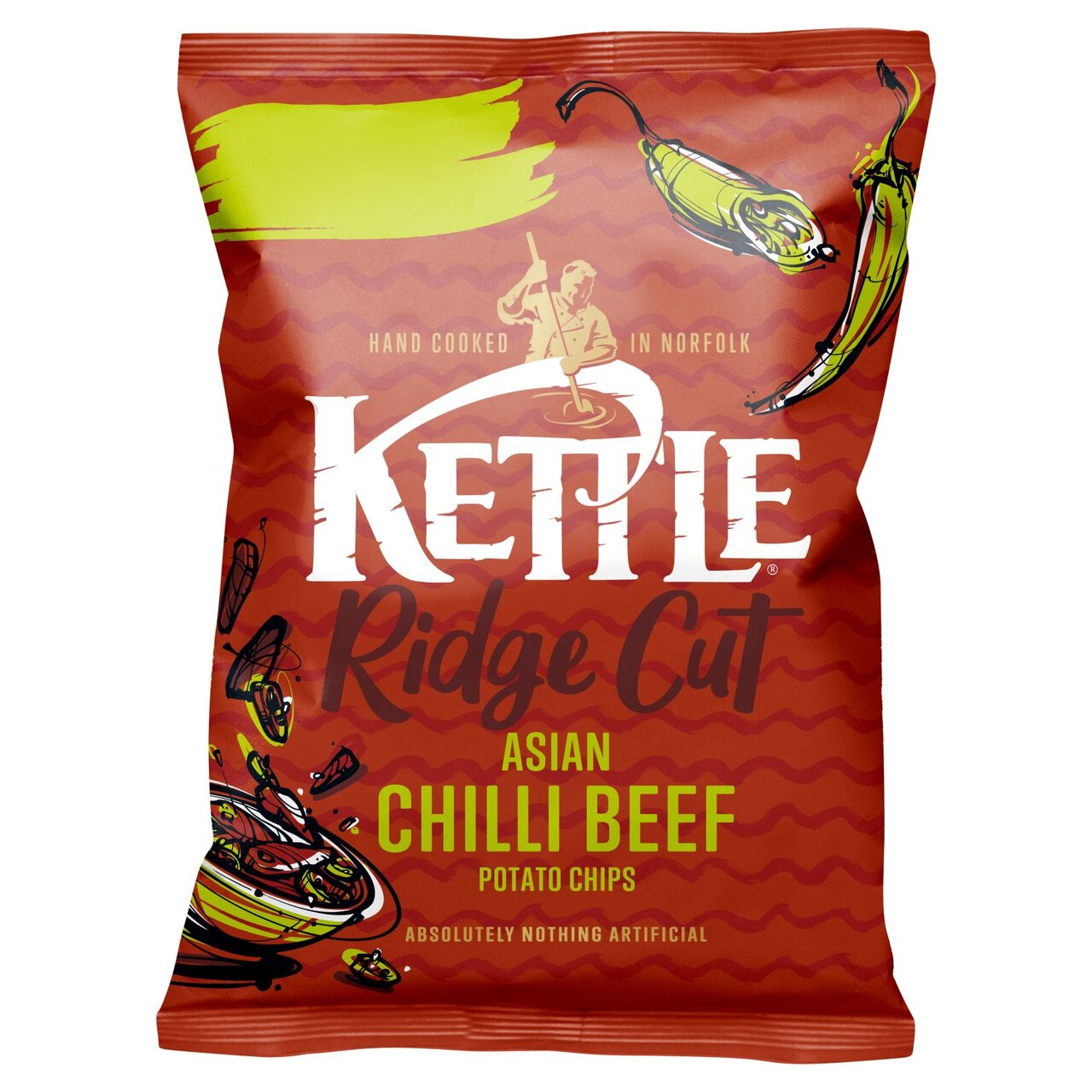 Kettle Asian Chilli Beef Sharing Crisps 130g