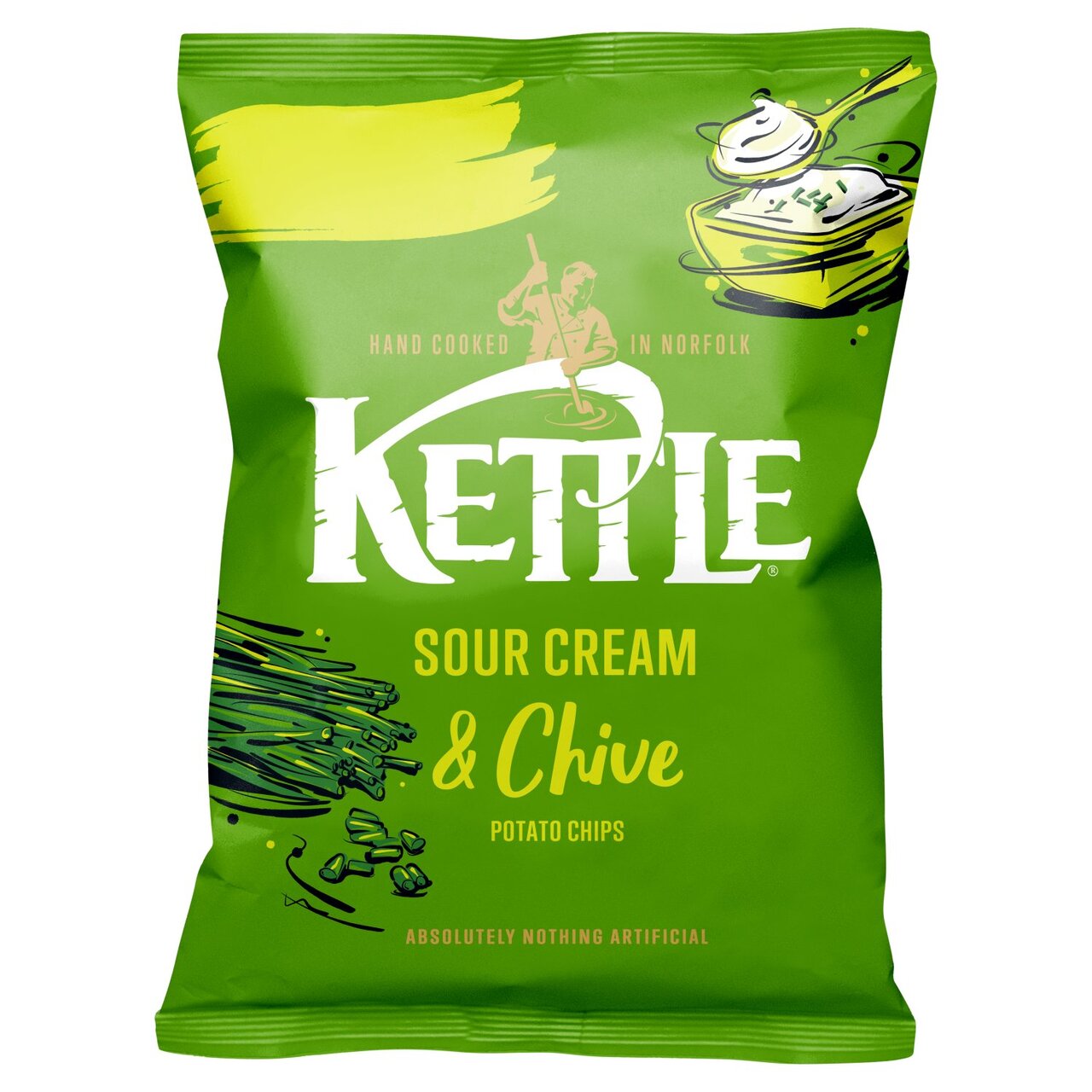 Kettle Chips Sour Cream & Chive 130g