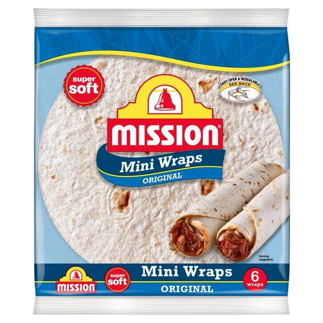 Mission Original Mini Tortilla Wraps 6pk