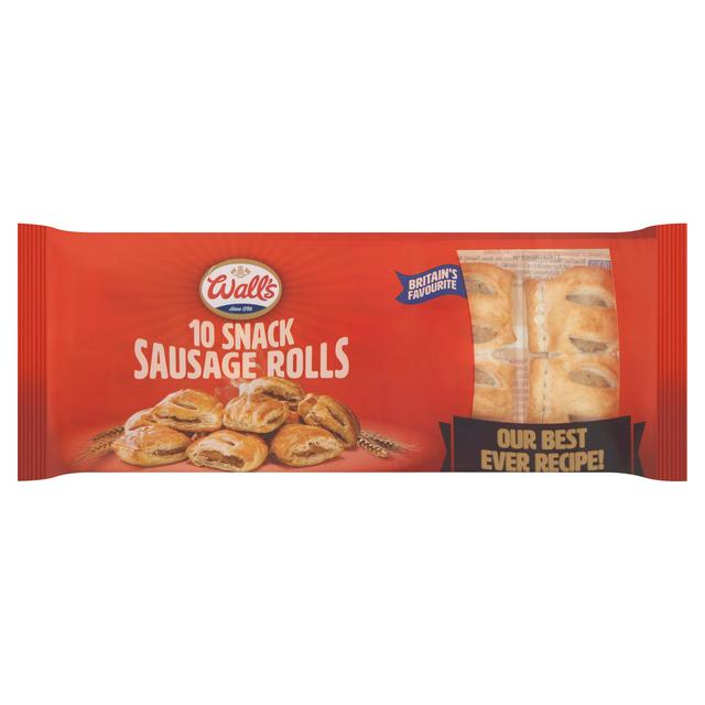 Walls Snack Sausage Rolls 270g 10pk