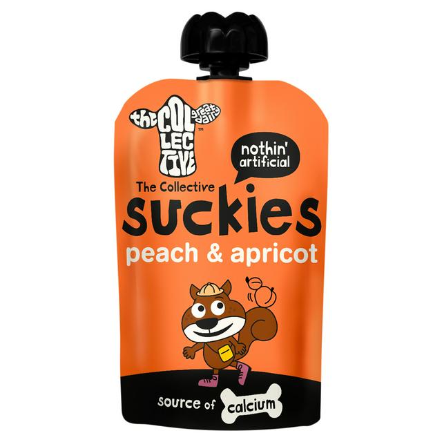 The Collective Peach Apricot Suckies Kids Yoghurt Pouch 90g