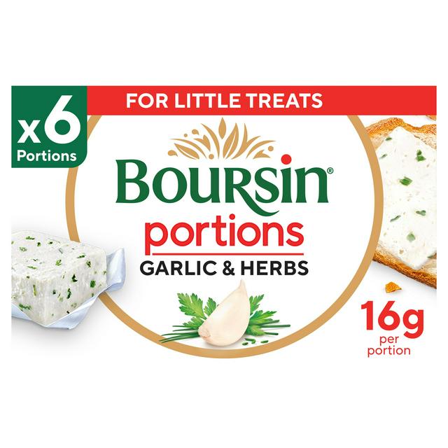 Boursin Garlic & Herbs 6 Portions 96g
