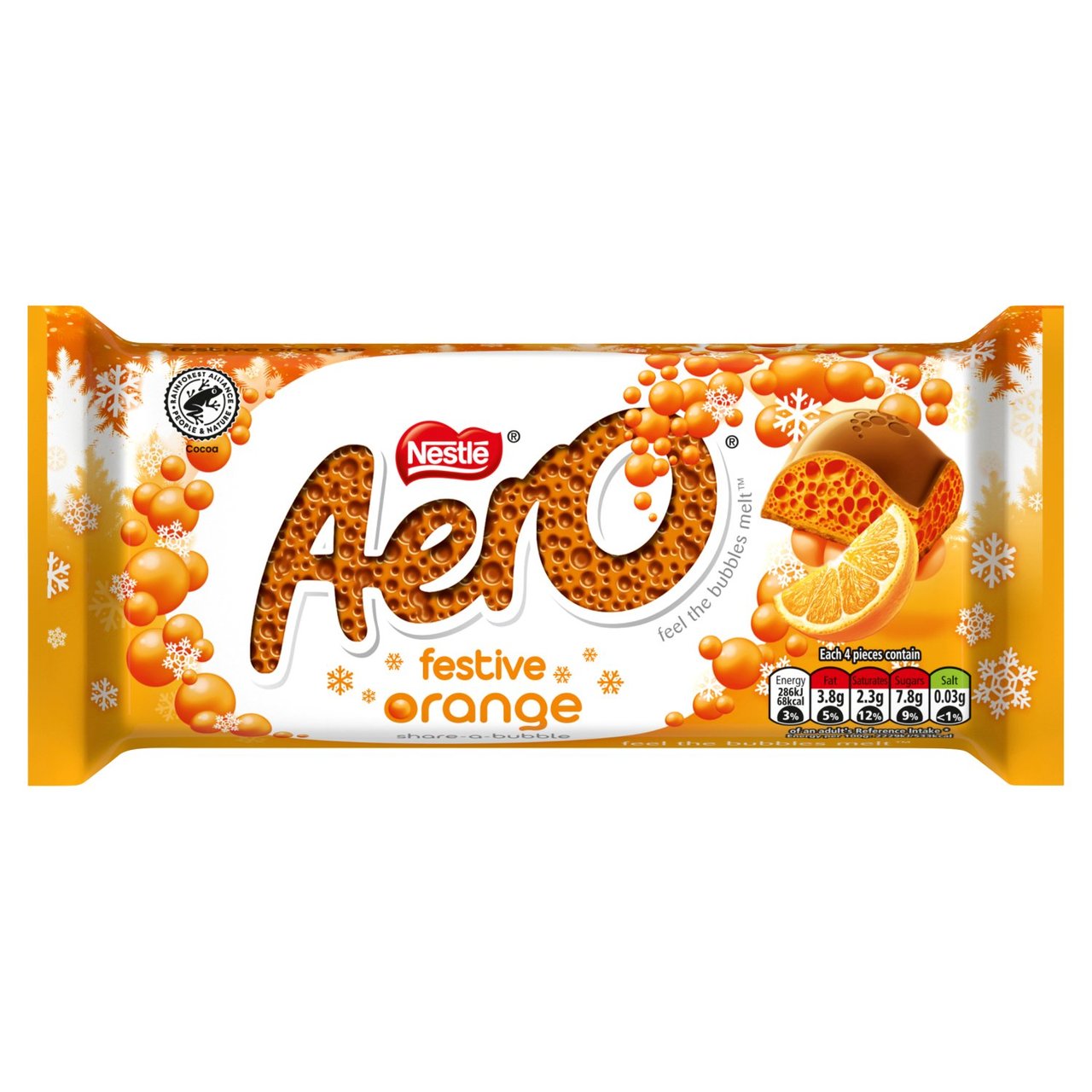 Nestle Aero Block Festive Orange +