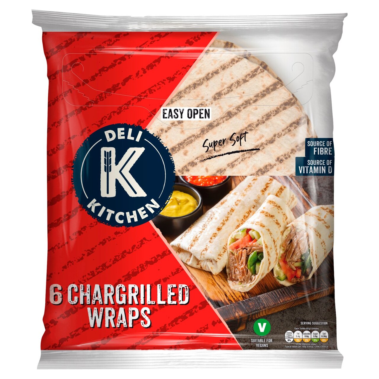 Deli Kitchen Chargrilled Tortillas 6pk [676]