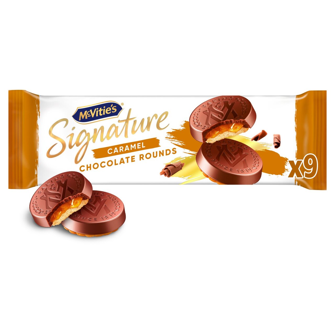 McVities Signature Caramel Rounds 109g