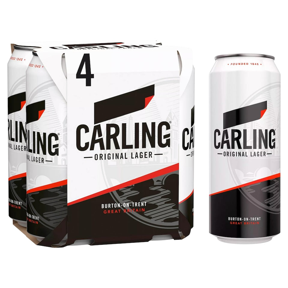 Carling 4 x 440ml 4%