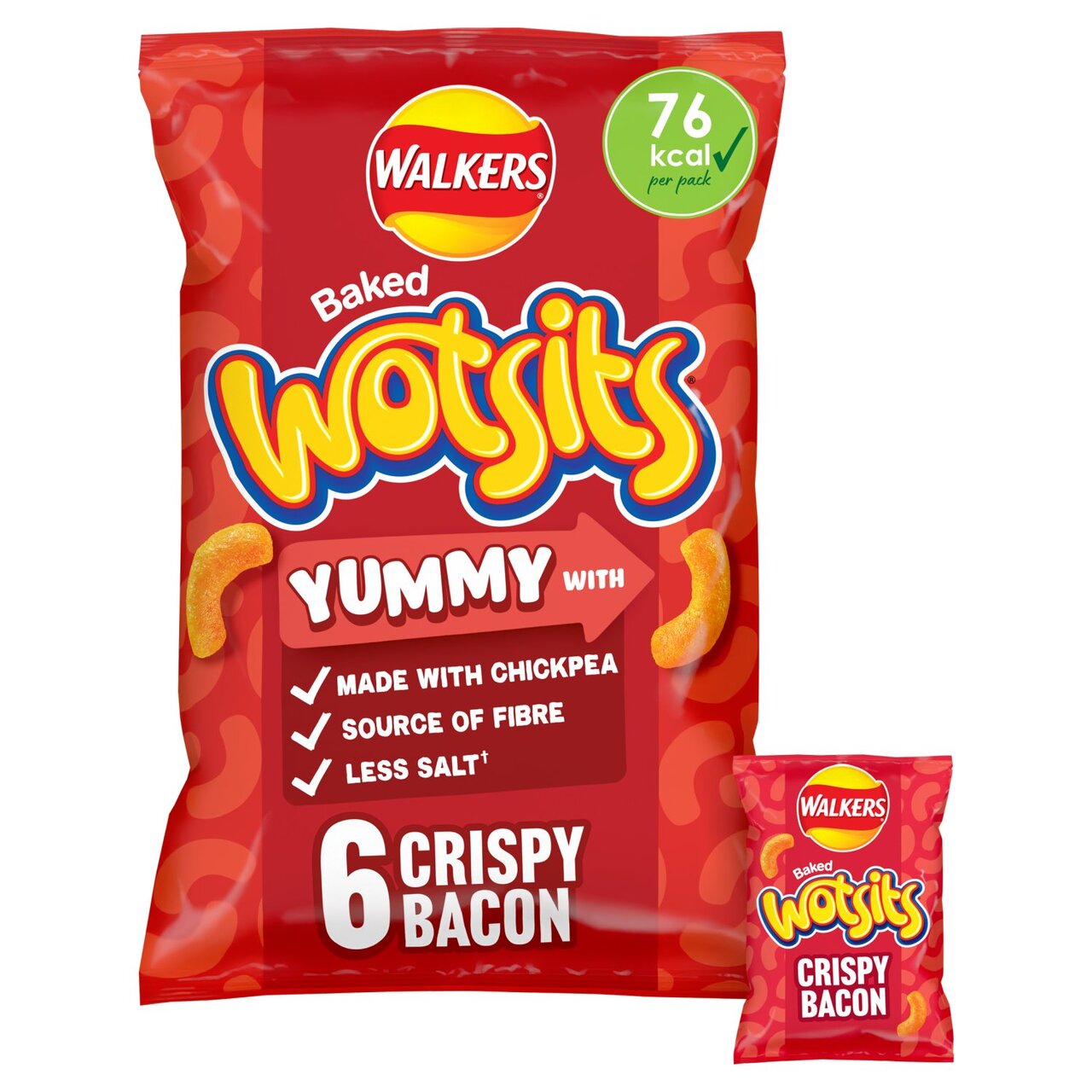 Wotsits Crispy Bacon 6 x 12g