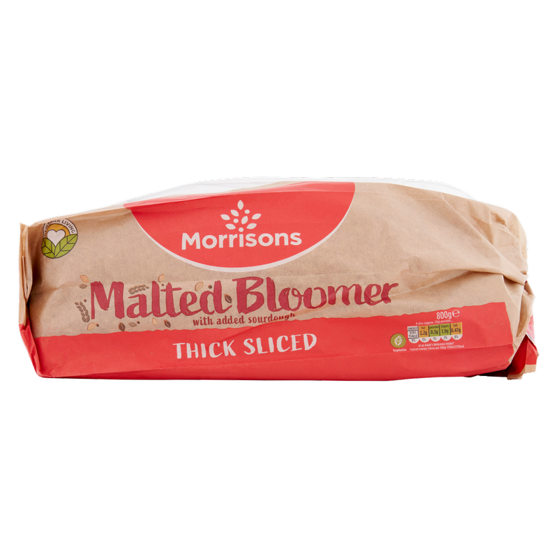 Morrisons Malted Brown Thick Sliced Bloomer 800g