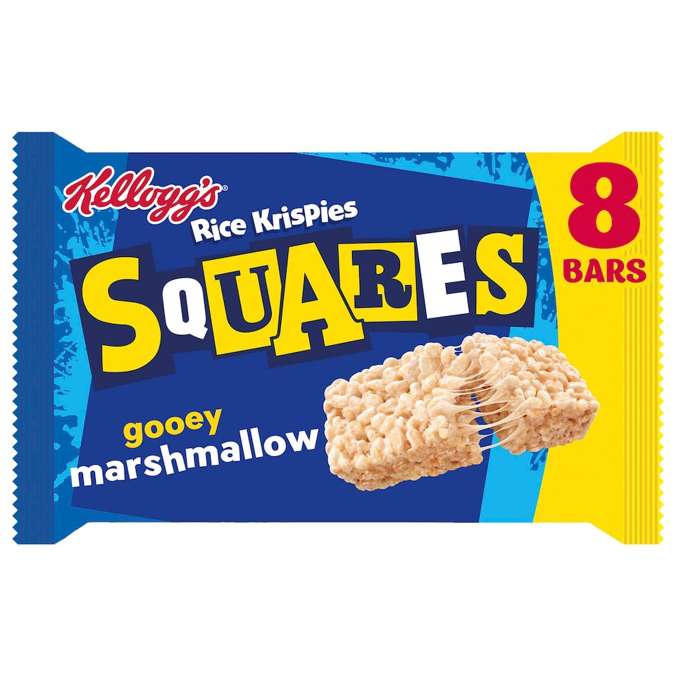 Kelloggs Rice Krispie Square Marshmallow 8 x 28g