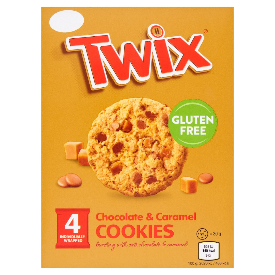 Gluten Free Twix Cookies 4 x 30g