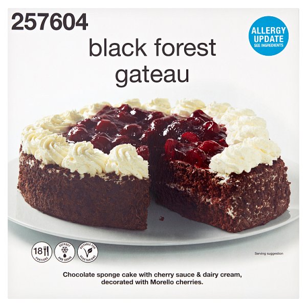 Chefs Larder Black Forest Gateau 18slices