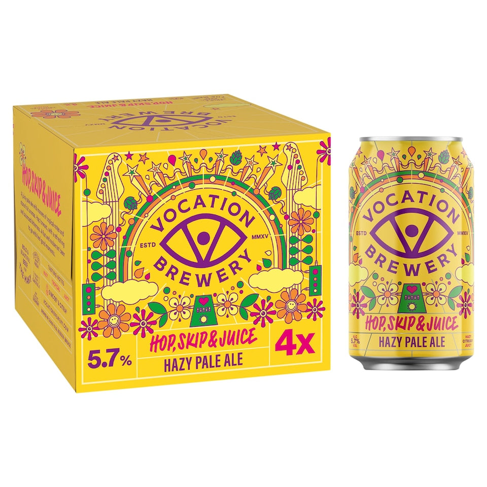 Vocation Hop Skip & Juice 4 x 330ml 5.7%