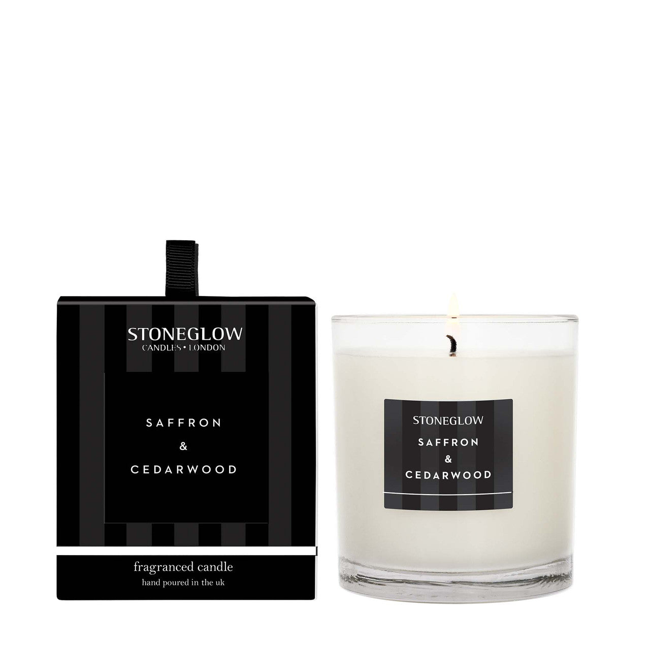 Stoneglow Candle, Saffron & Cedarwood