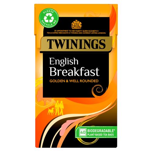 Twinings English Breakfast Teabags 40pack