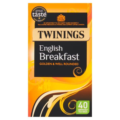 Twinings English Breakfast Teabags 40 pack