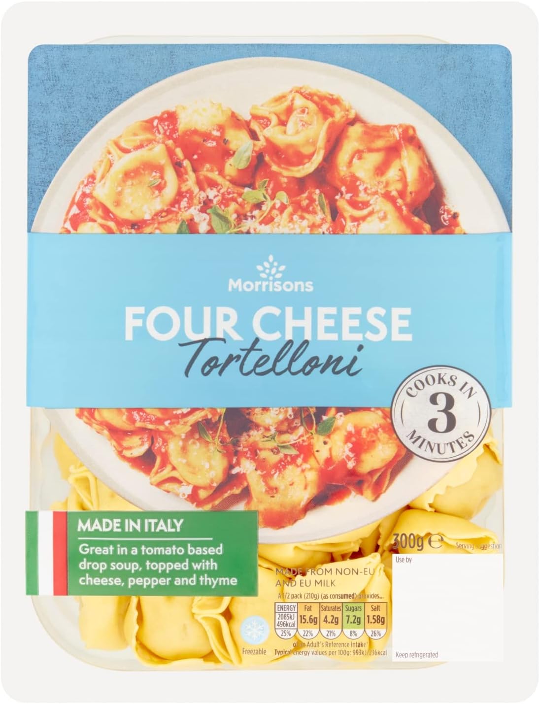 Morrisons Kitchen Four Cheese Tortelloni 300g