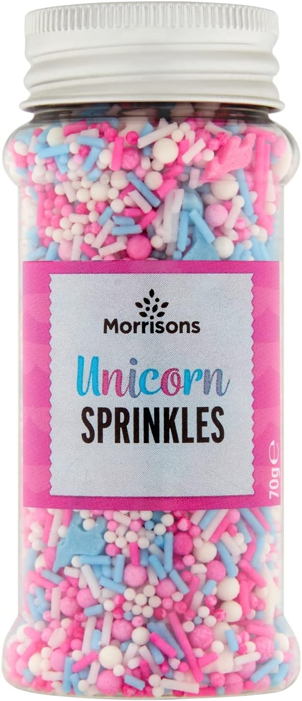 Morrisons Unicorn Sprinkles Cake Decorations 70g
