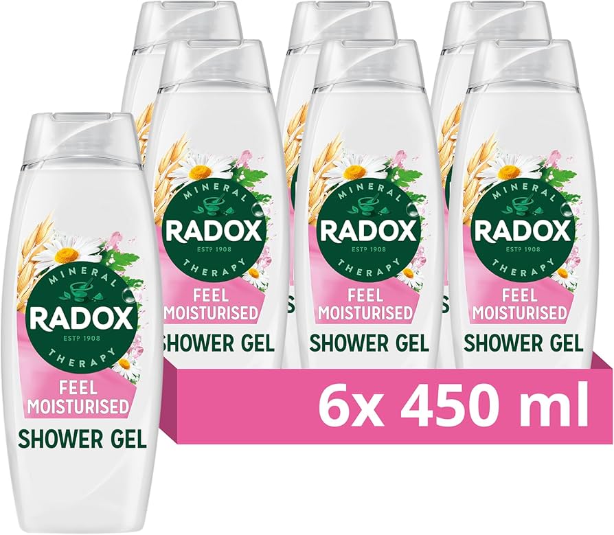Radox Shower Gel Feel Moisturised 225ml x 6