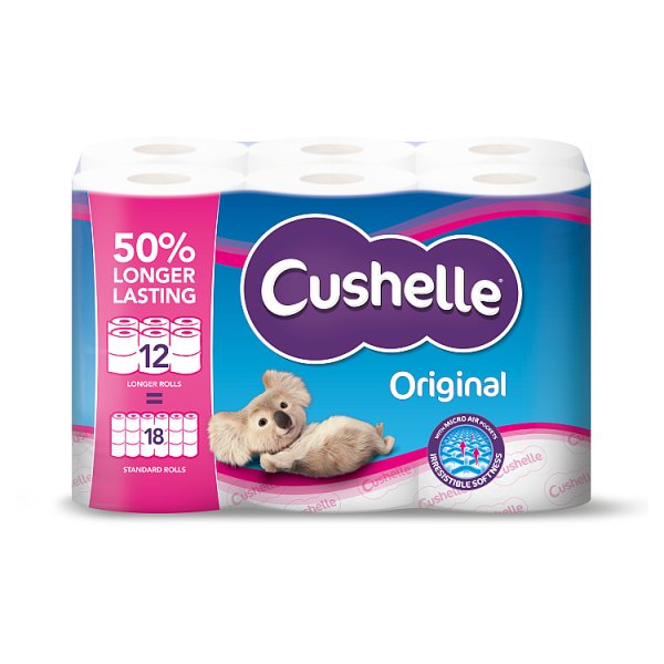 CUSHELLE ORIGINAL 50% LONGER 12 ROLL