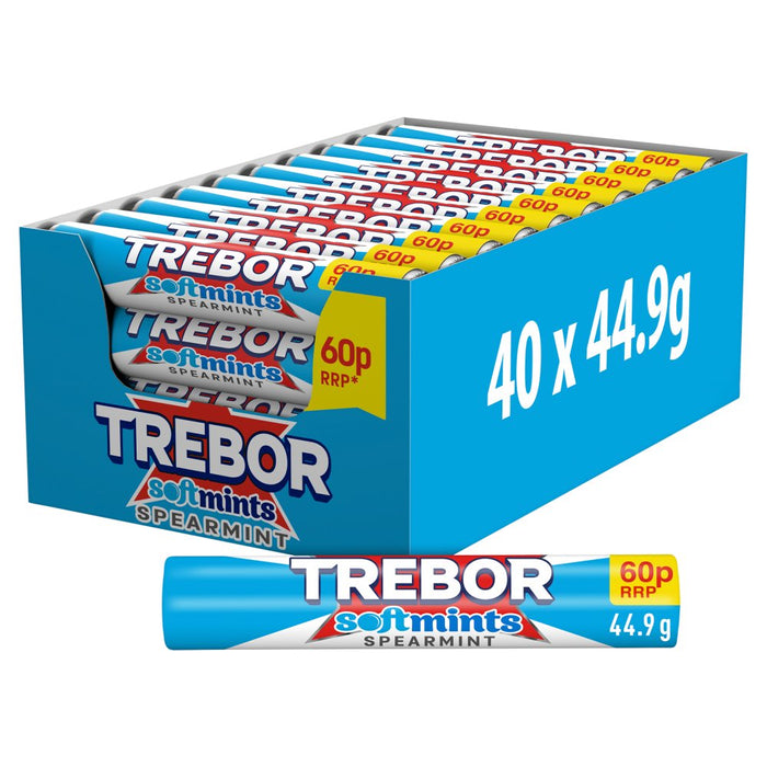 BULK Trebor Softmints Spearmint 40pk