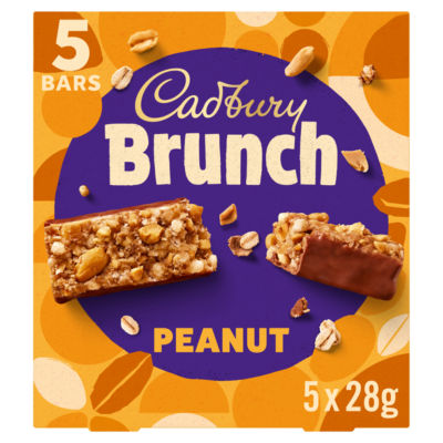 Cadbury Brunch Bars Peanut 5pack.