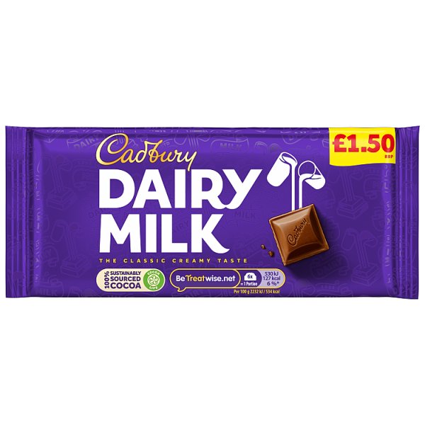 Cadbury Dairy Milk Bar 95g PMP1.50