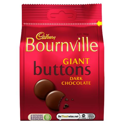 Cadbury Bournville Giant Buttons 110g