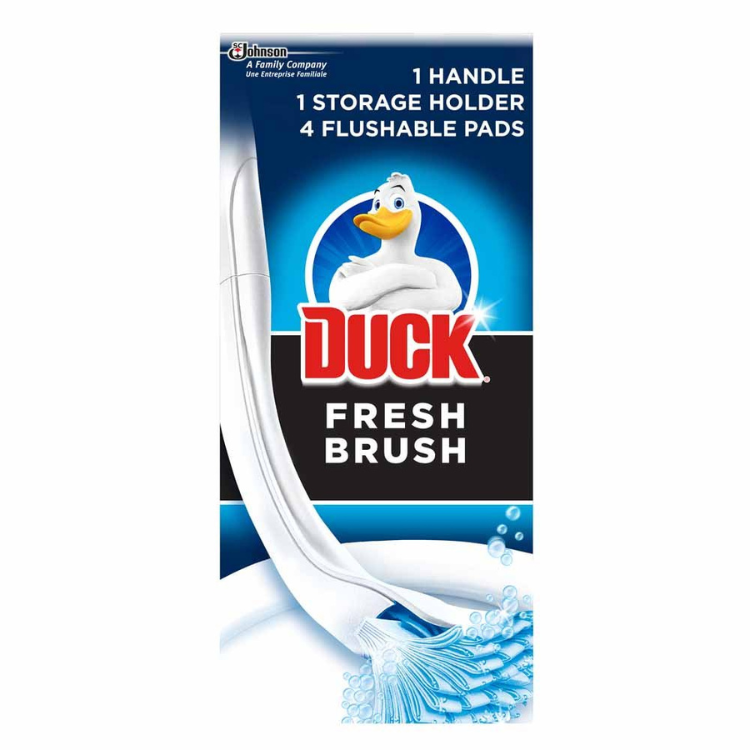 Duck Toilet Fresh Brush Unit with 4 refills