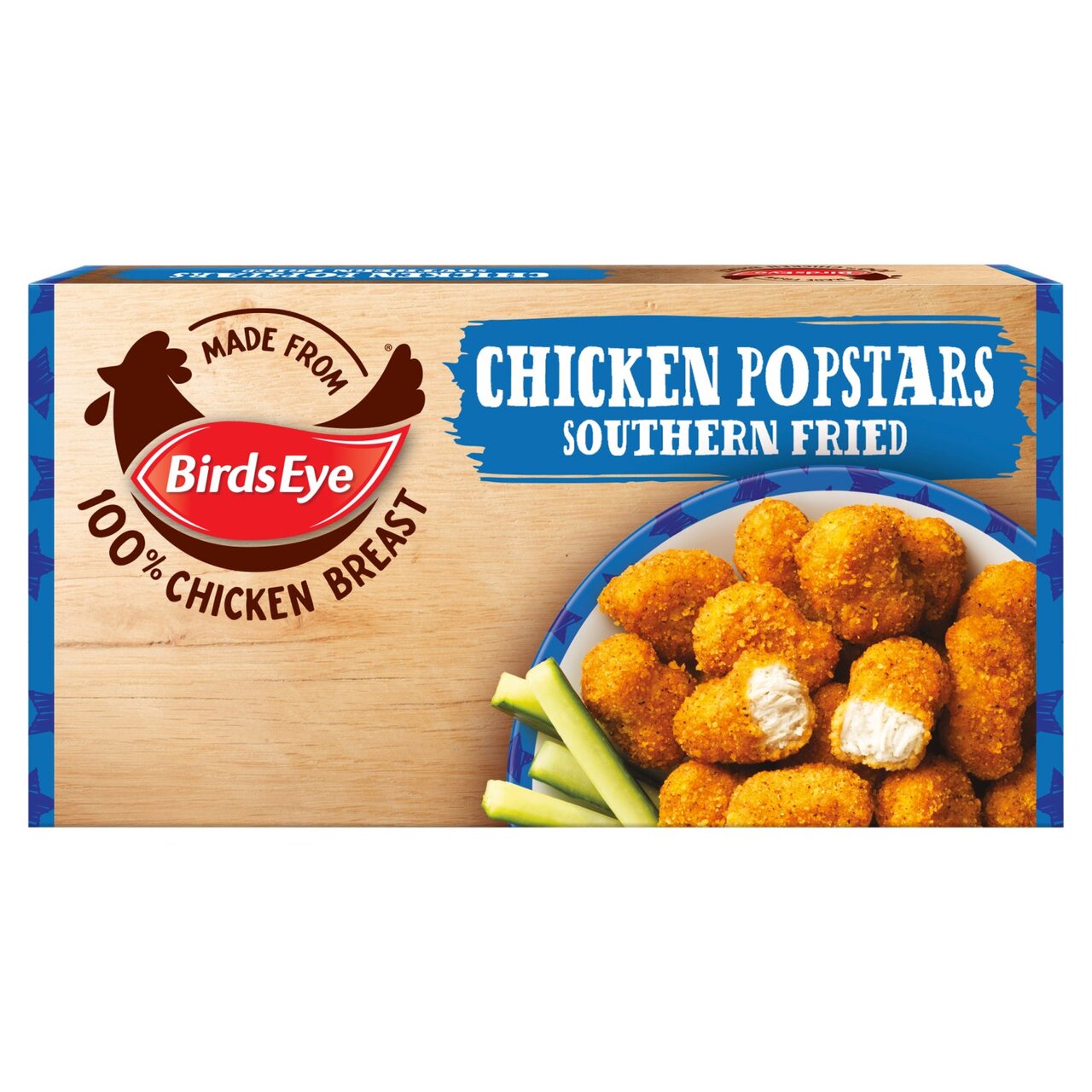 Birds Eye Southern Fried Breaded Chicken Popstars 150g