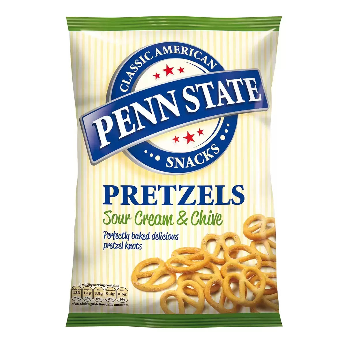 CC Penn State Sour Cream Chive Baked Pretzels 650g