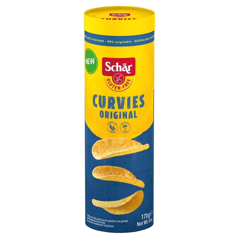 Schar Gluten Free Curvies Original 170g