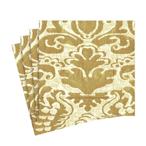 Caspari Ivory Palazzo Cocktail Napkin 20pk