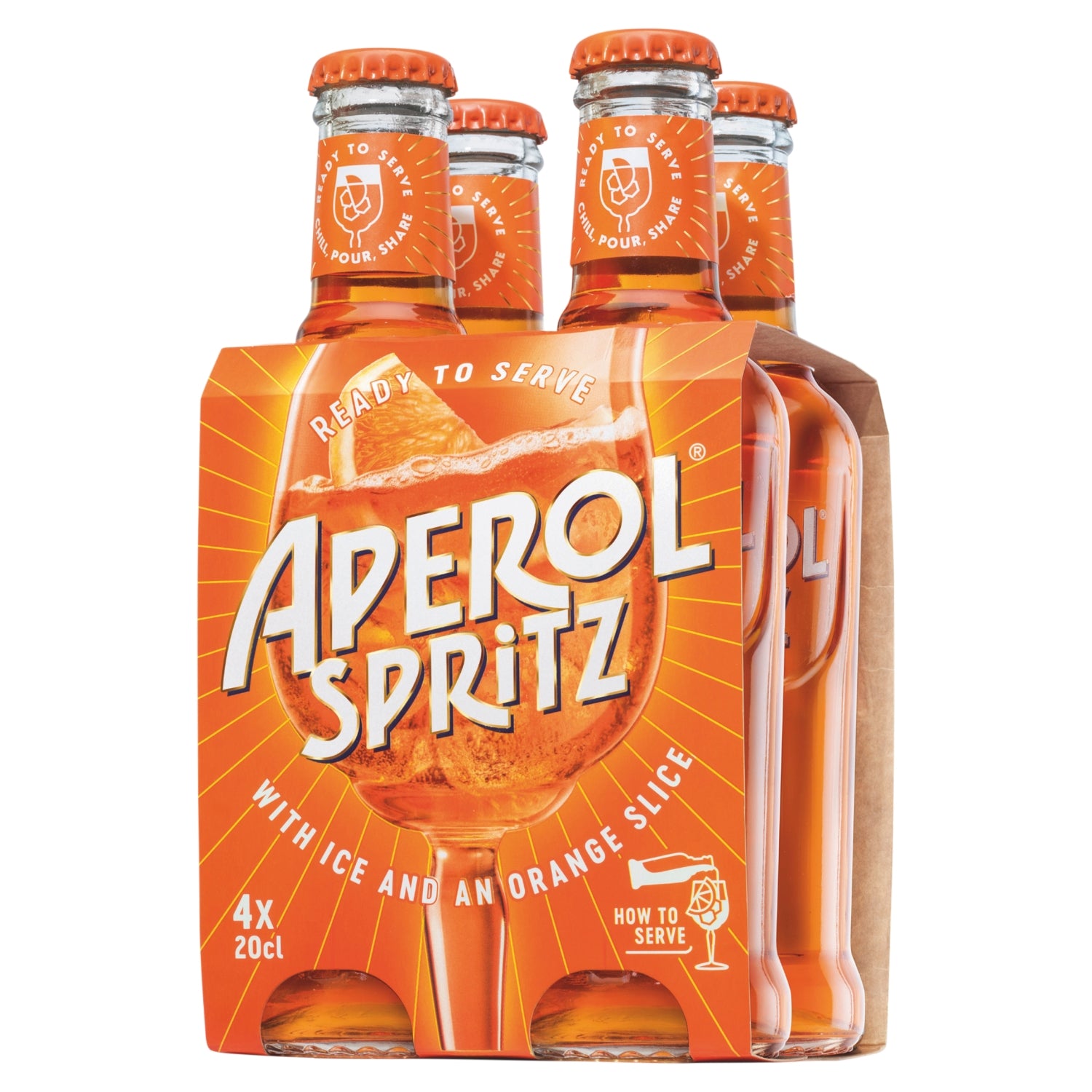 Aperol Spritz 4 x 200ml 9%
