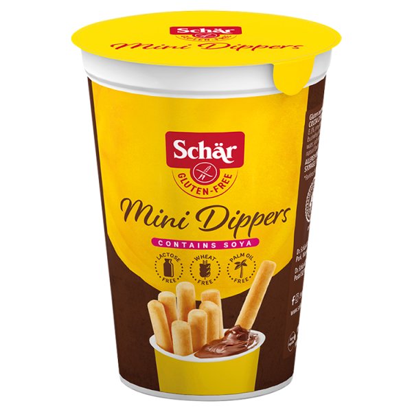 Schar Gluten Free Mini Dipper Choc  52g