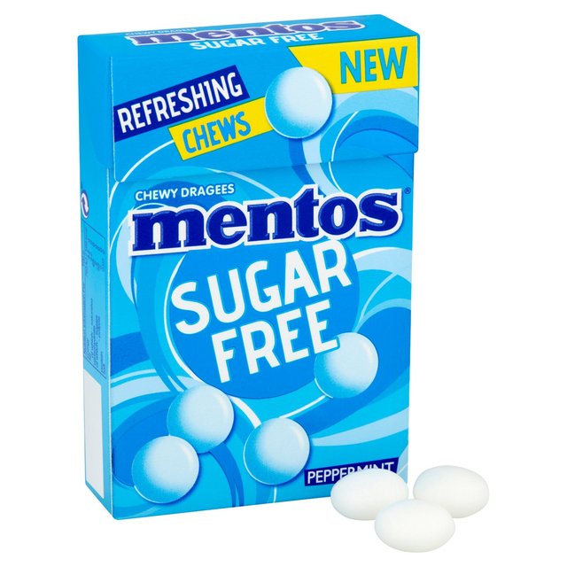 Mentos Sugar Free Peppermint Chewies 45g