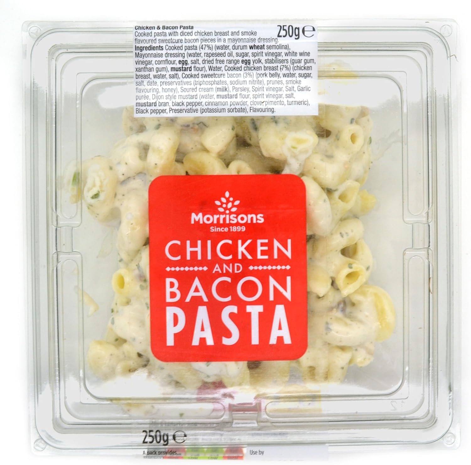 Morrisons Pasta Salad Chicken & Bacon 250g