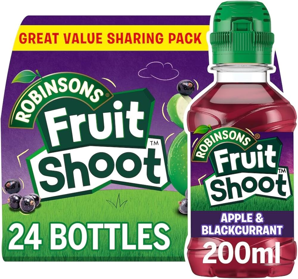 Robinsons Fruit Shoot NAS Apple/ Blackcurrant 200mlx24