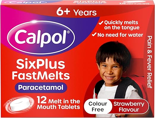 Calpol 6+ Fastmelts Paracetamol x12