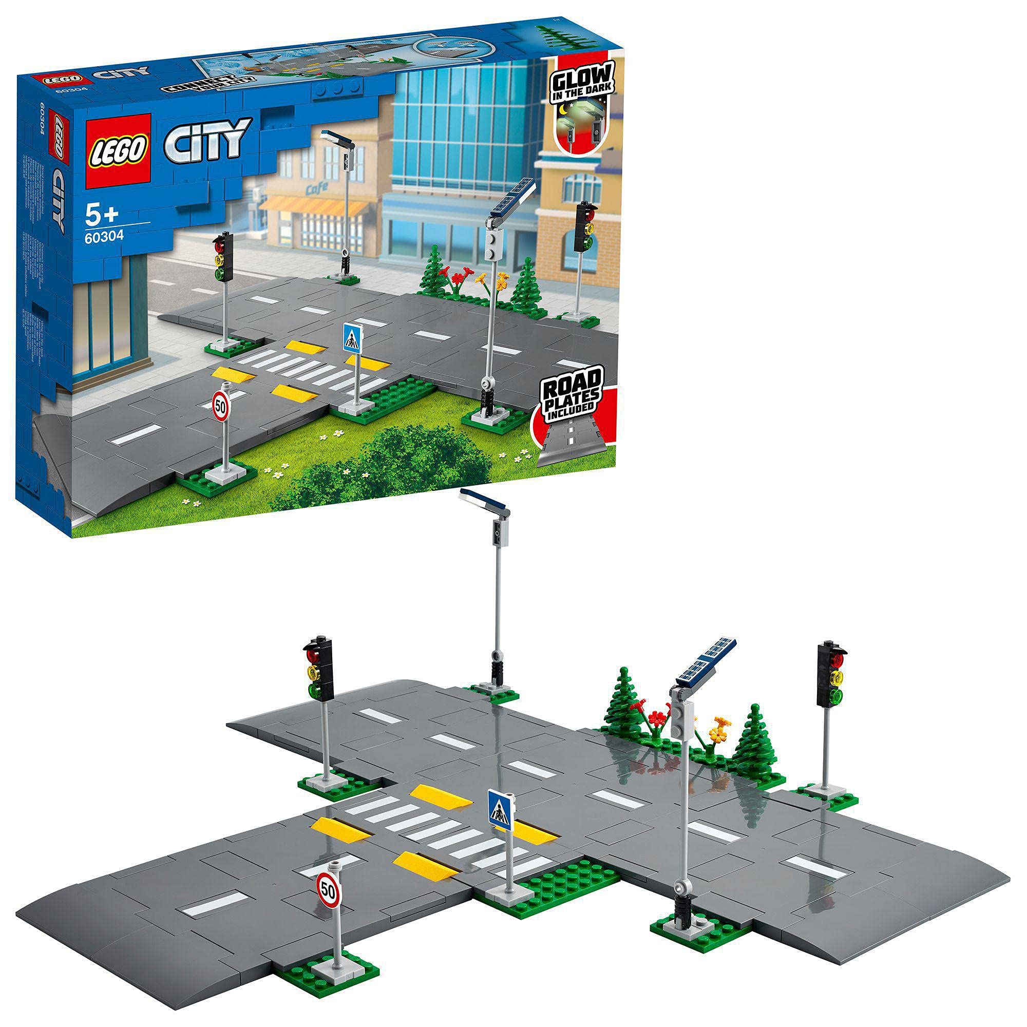 60304 Lego City Road Plates