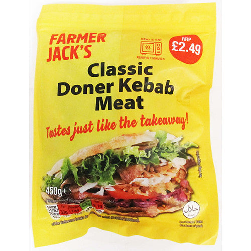 Farmer Jack's Classic Doner Kebab Meat 450g PMP2.49