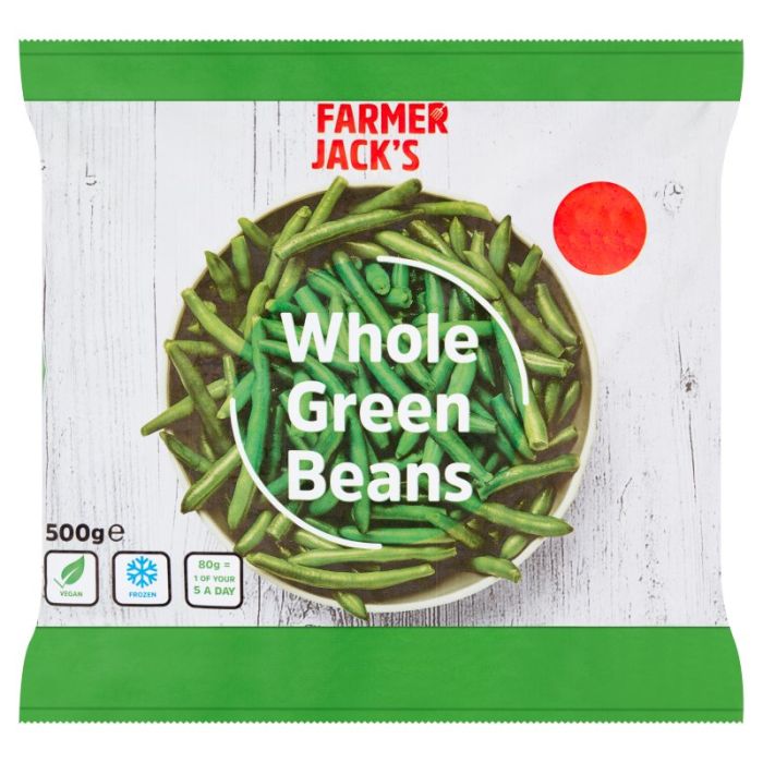 Farmer Jack's Whole Green Beans 500g PM1.49