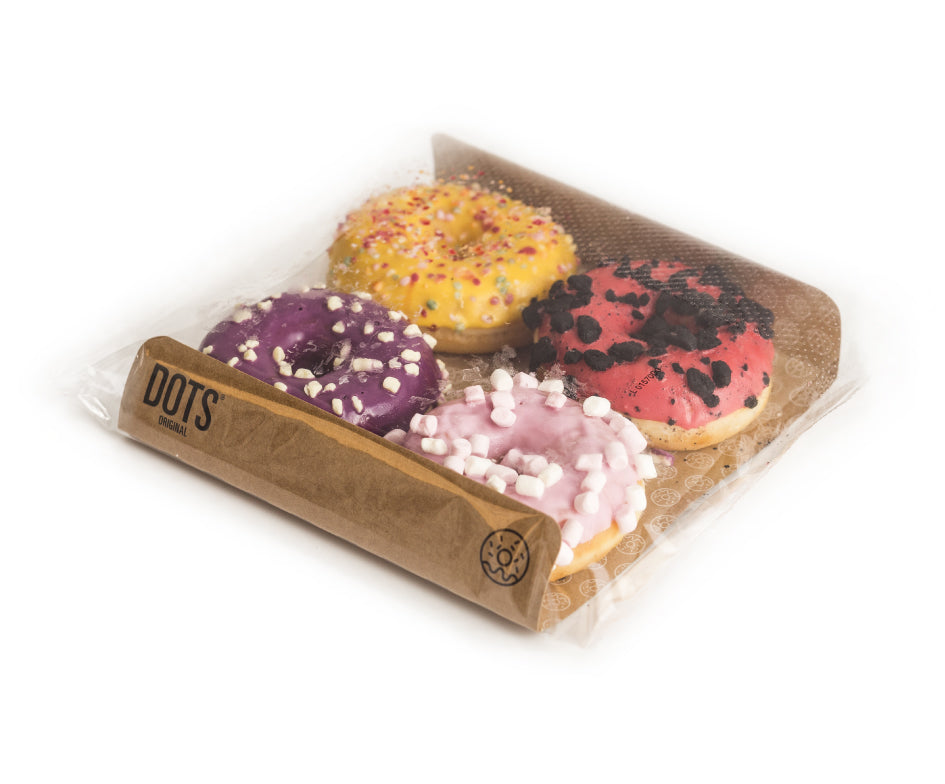 Dots Rainbow Donuts 4 pack